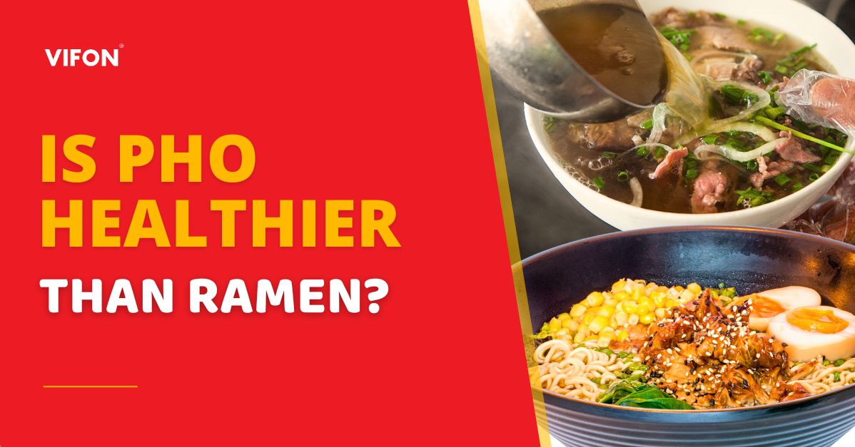 what is more healthier pho or ramen